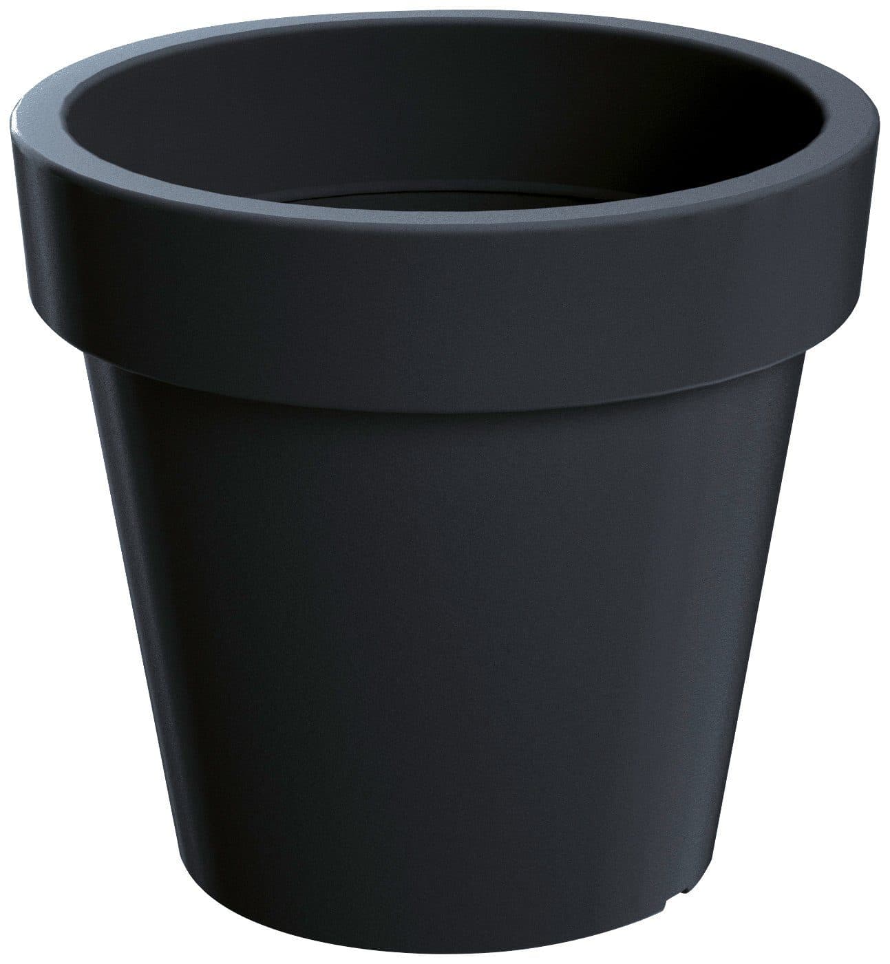 Prosperplast Blumentopf Lofly 500 Anthrazit Kunststoff