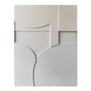 TPFLiving Kunstdruck Nordic Art 3D-Wirkung 50x70cm Schwarz/Grau/Braun/Beige Bild 2