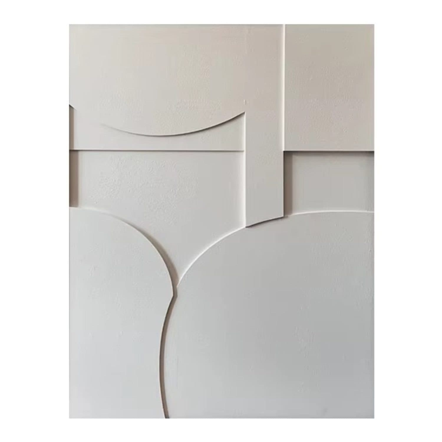 TPFLiving Kunstdruck Nordic Art 3D-Wirkung 50x70cm Schwarz/Grau/Braun/Beige - Bild 2