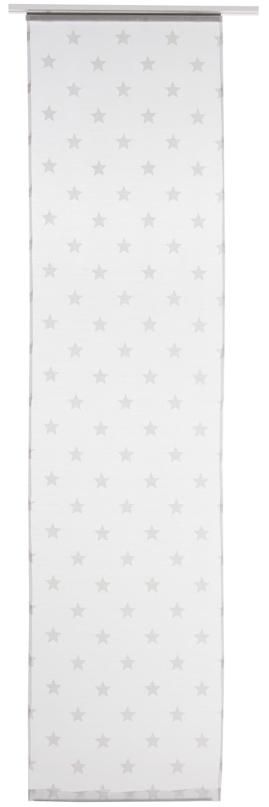 ELBERSDRUCKE Schiebegardine transparent mit Sternen-Design - Bild 2
