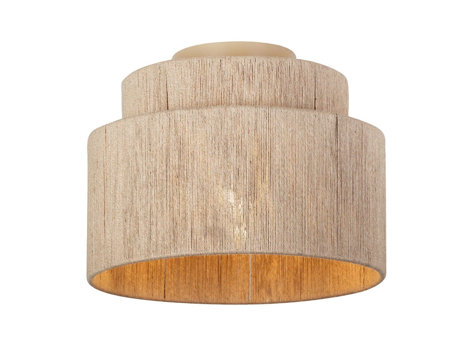 TRIO Leuchten LED Deckenleuchte Boho Jute Dimmbar Warmweiß - Bild 2