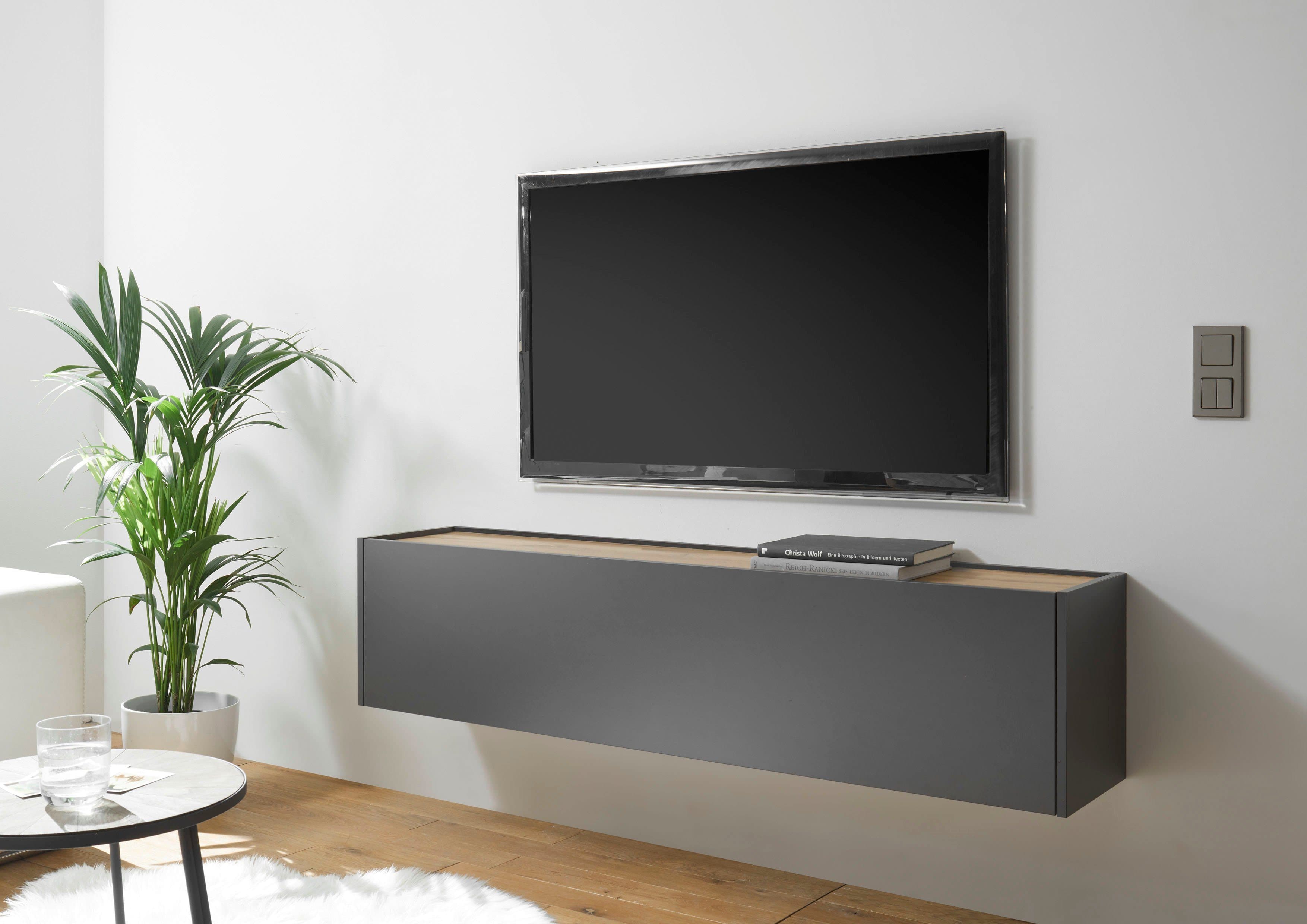 Home affaire TV-Schrank City/Giron Moderner Hängeschrank Grau Anthrazit - Bild 2
