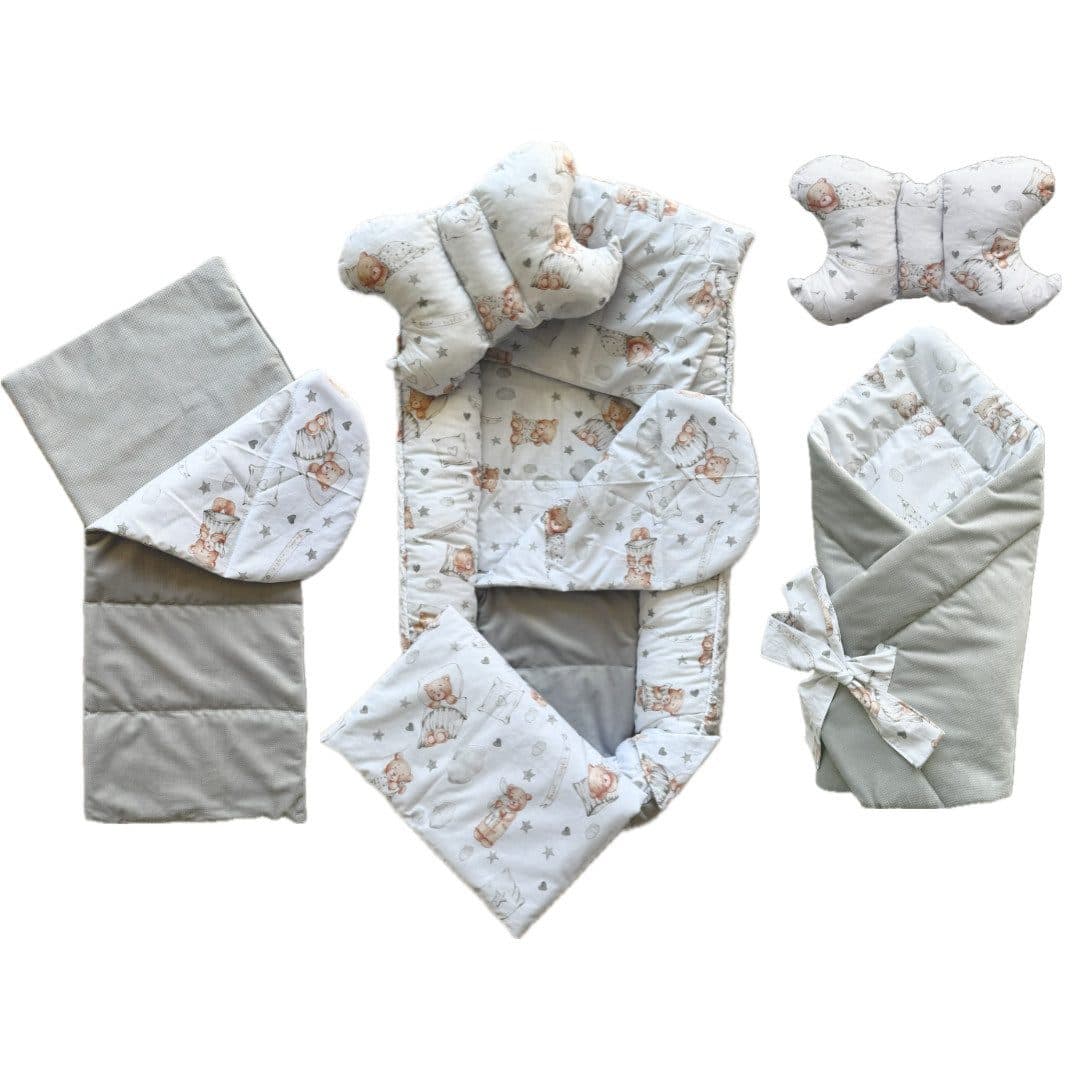 Pamek 10-in-1 Babynest Set mit Kokon, Matratze und Kissen - Bild 2