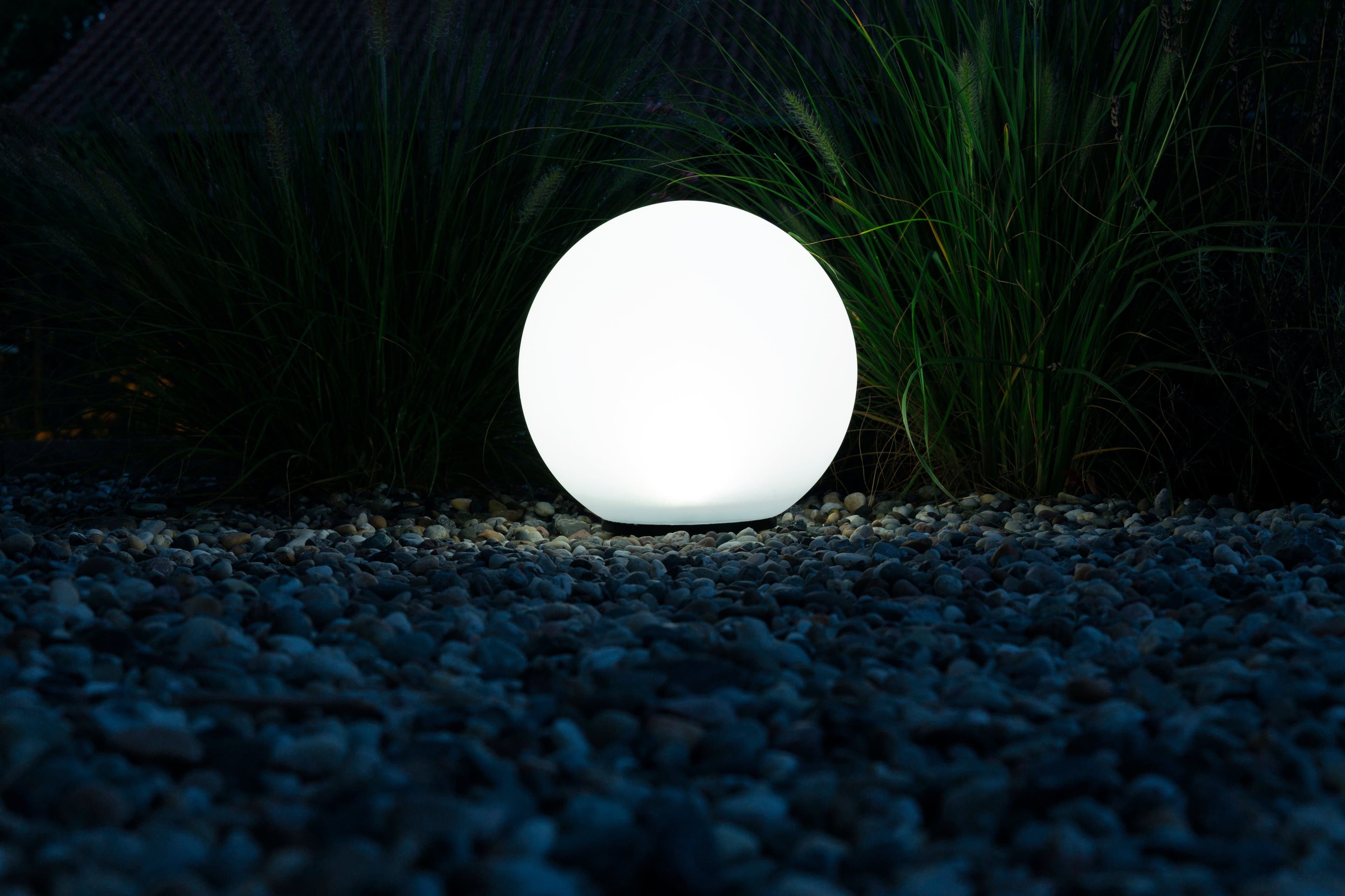 HEITRONIC LED Kugelleuchte Boule Solar Gartenleuchte Neutralweiß - Bild 2