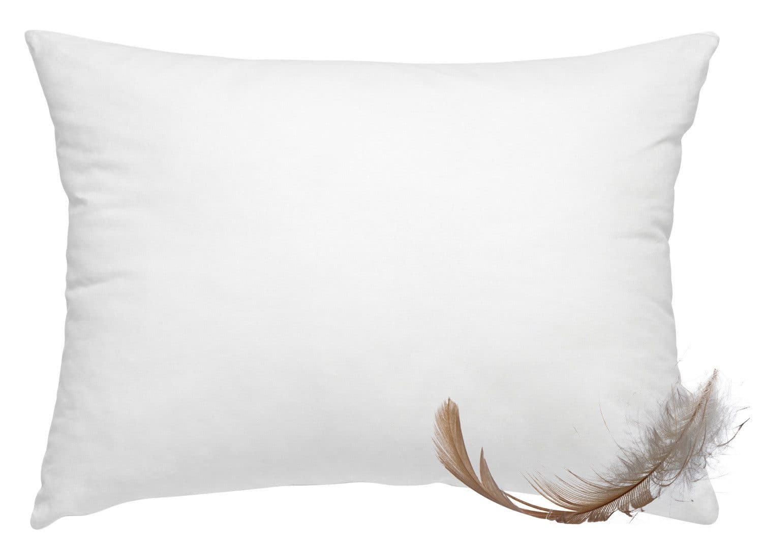 wometo Federkissen Home 100% Federn Baumwolle Weiss - Bild 2