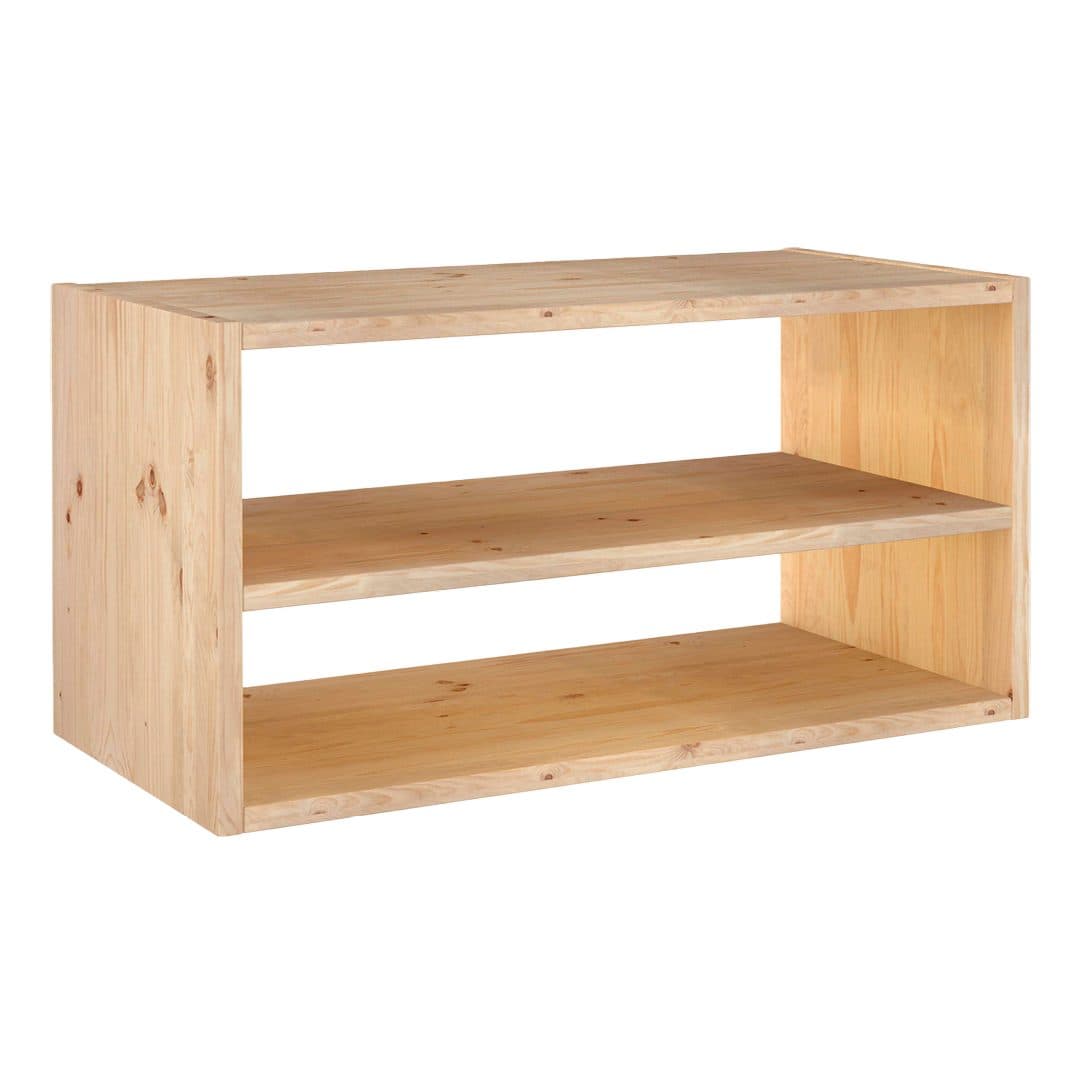 Astigarraga Kit Line Standregal Vollholz - Modulares Regal mit 2 Ebenen - Bild 2