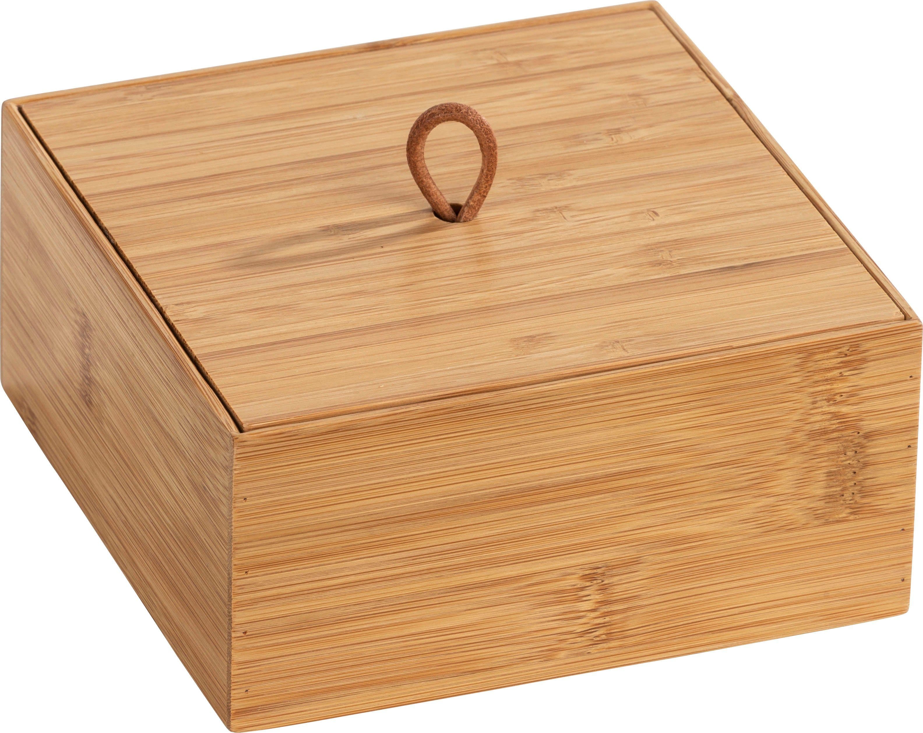 WENKO Aufbewahrungsbox Terra Bambus mit Deckel und Schlaufe - Bild 2