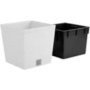 Prosperplast Blumentopf Furu Square Low Weiß Kunststoff Bild 2