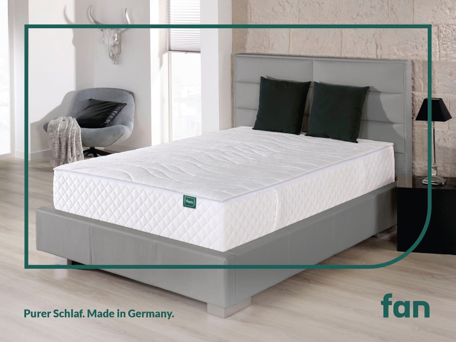 fan Taschenfederkernmatratze Sleep Spring Pro Boxspring mit Thermogel - Bild 2