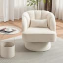 GarveeMore Sessel 360 Grad Drehfunktion Samtbezug Bild 2