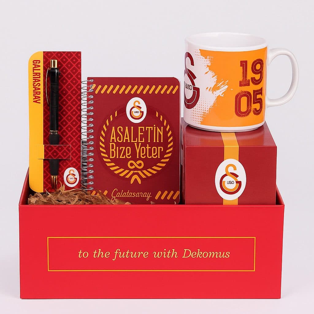 Jungengel Geschenkbox Galatasaray Fan Lizenziert Notizbuch Kugelschreiber - Bild 2