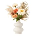TUWENA Dekovase Keramik Vasen Beige Moderne Dekorative Vase Bild 2