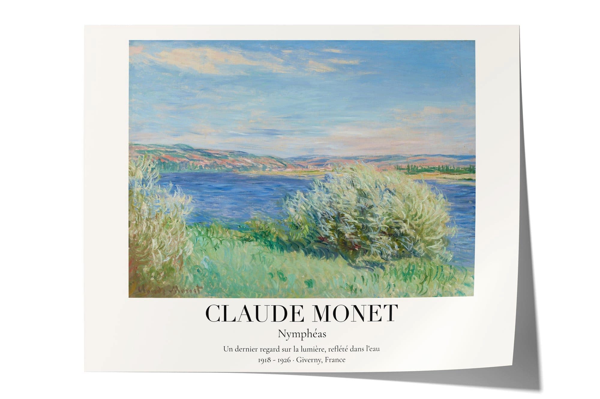 JUSTGOODMOOD Poster Premium Claude Monet Nymphéas Seerosen-Serie - Bild 2