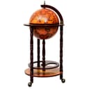 COSTWAY Weinregal Globusbar mit Rollen & Deckel Bild 2