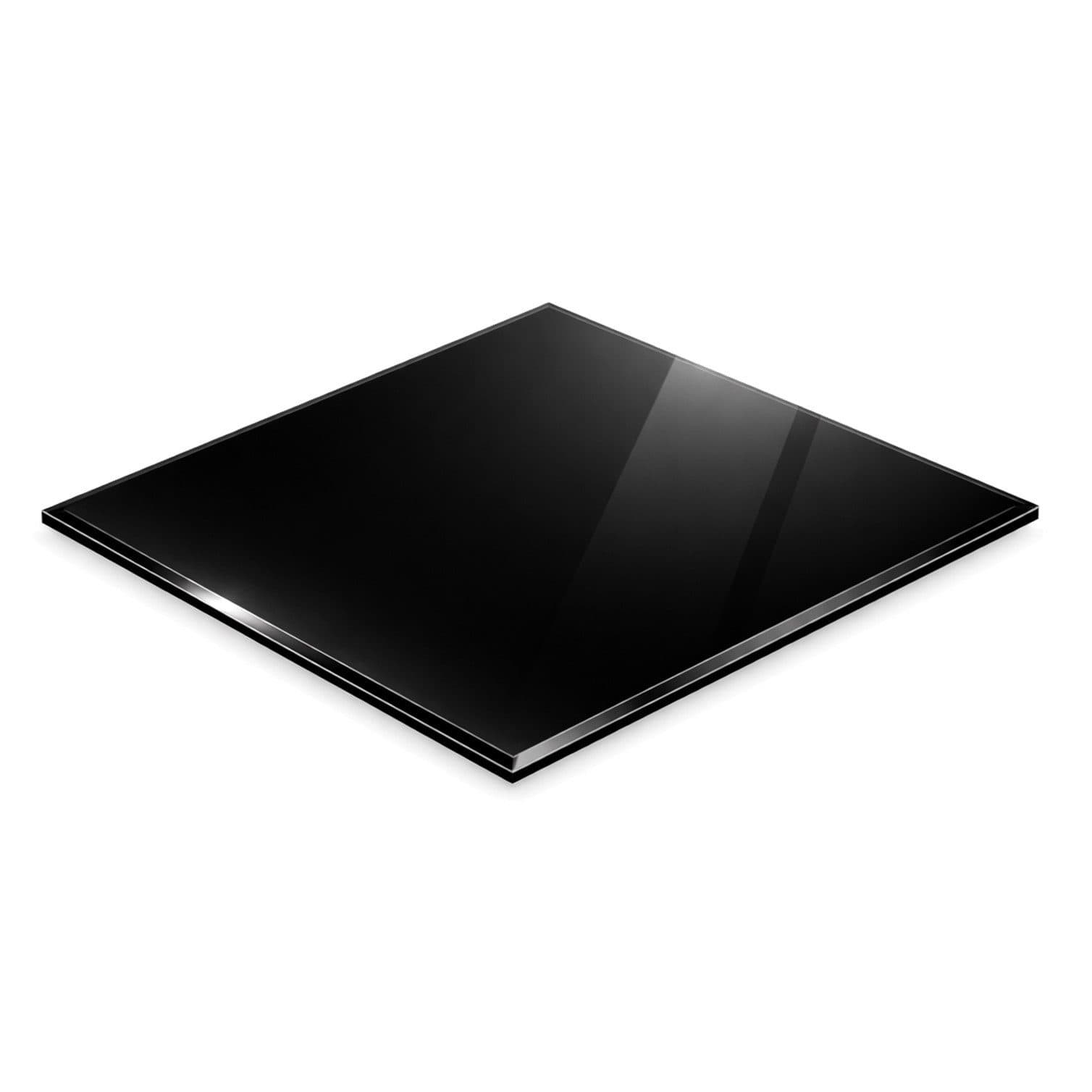HOOZ Bodenschutzplatte ESG Glas 6mm Schwarz 90x90cm - Bild 2