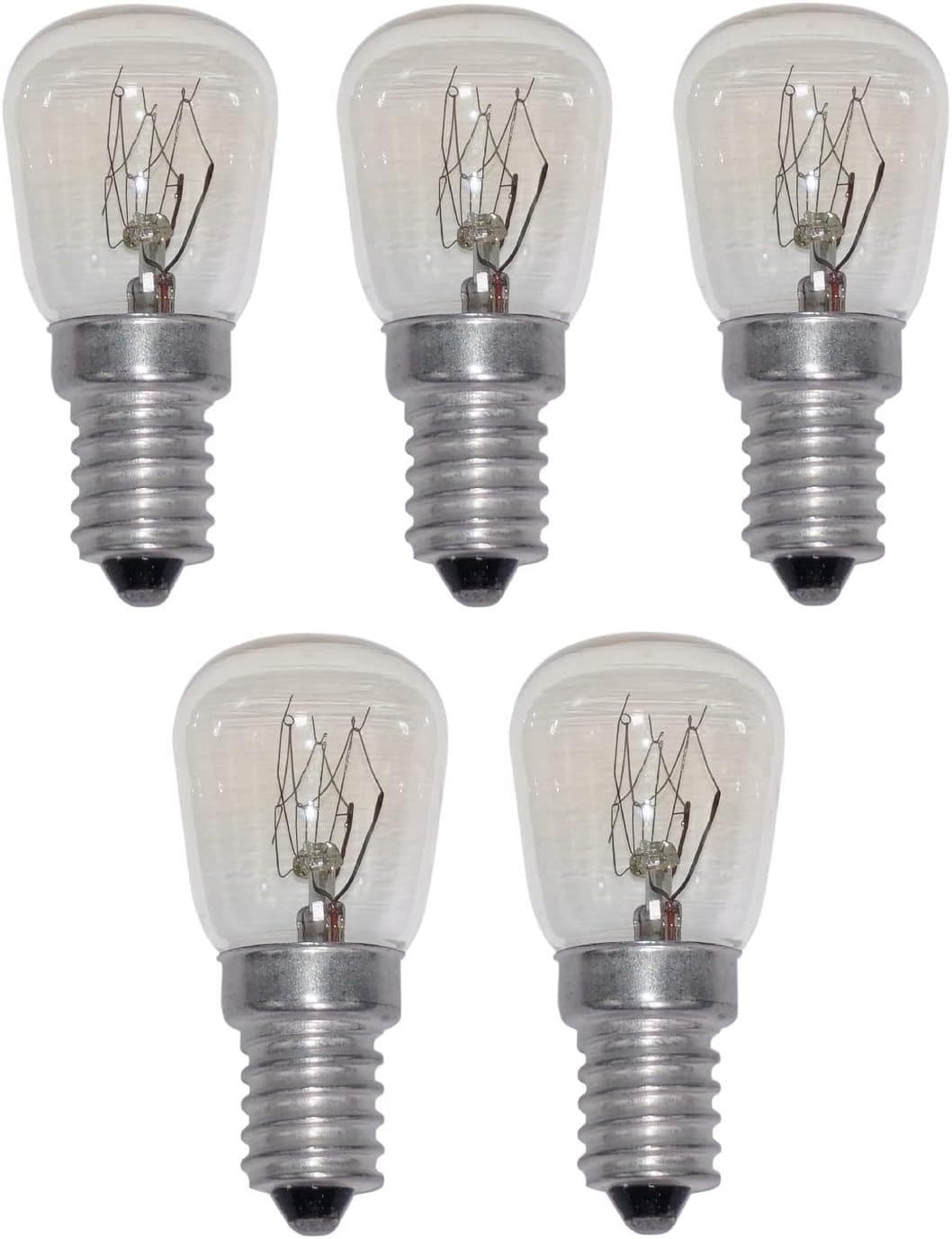 Provance 5er Set E14 Kühlschranklampe 15 Watt Tropfenform