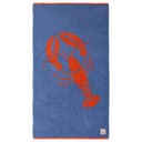 Depotex Strandtuch Hummer Blau Orange Frottee Bild 2
