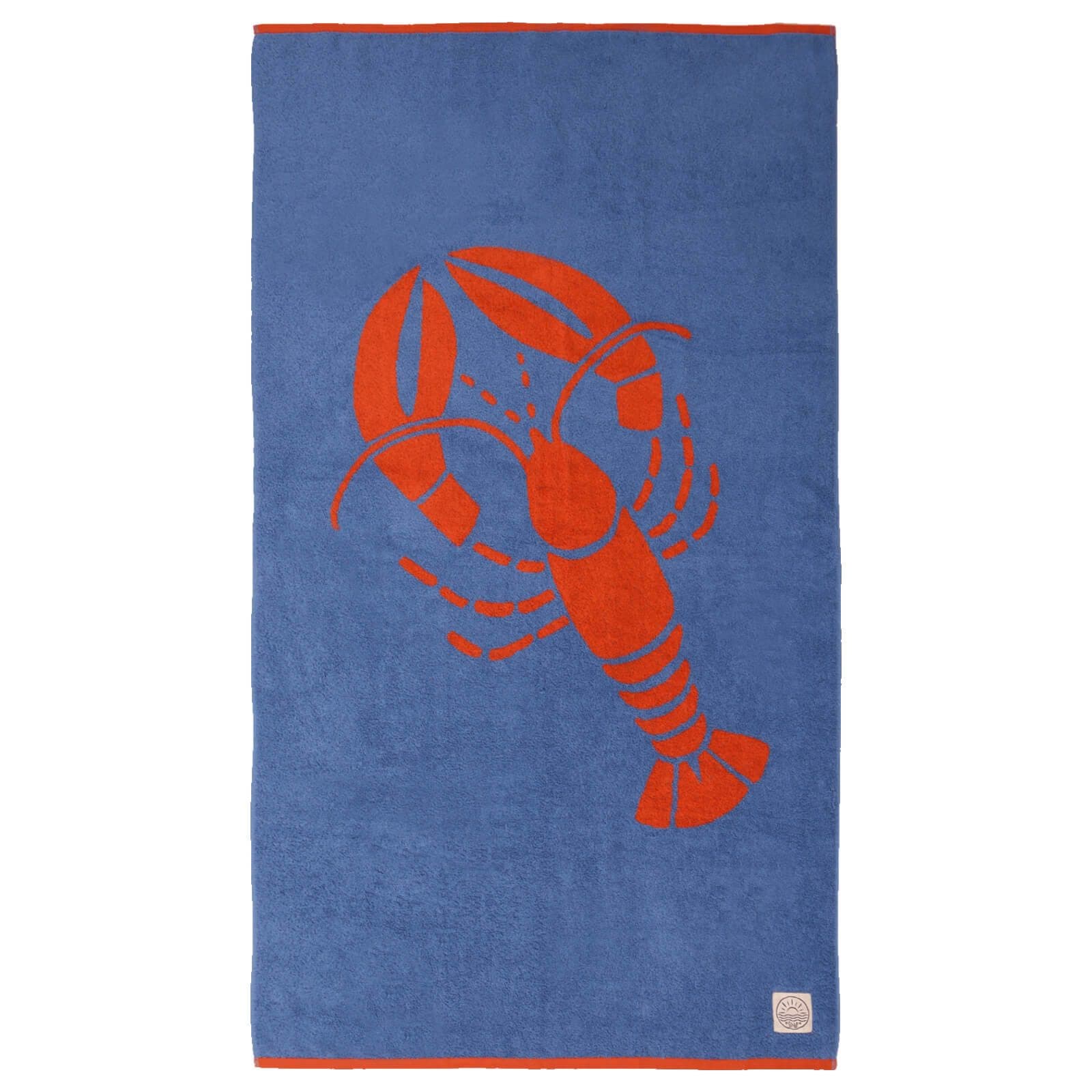 Depotex Strandtuch Hummer Blau Orange Frottee - Bild 2