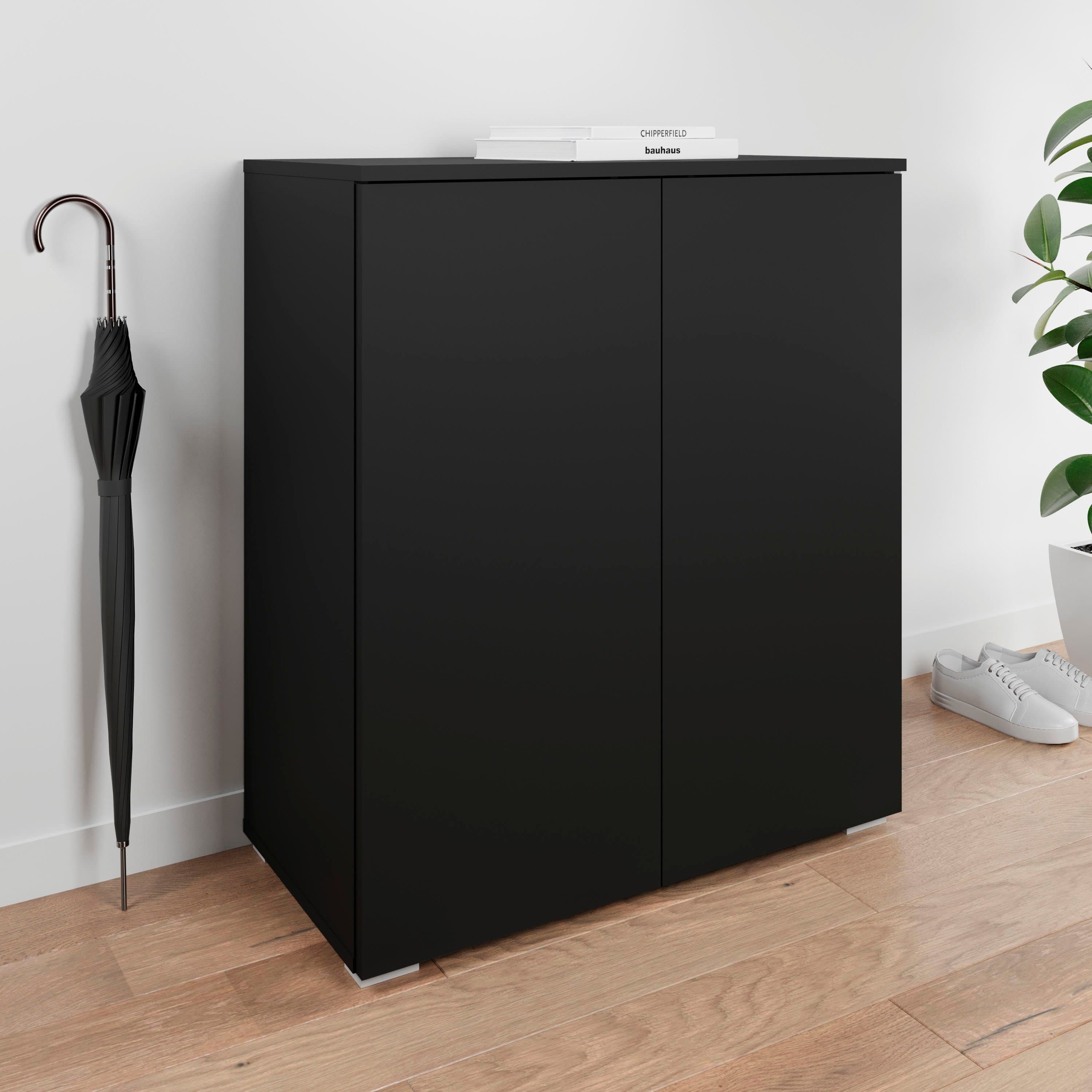 OTTO HOME Paris Schuhkommode Schwarz Push-to-Open - Bild 2