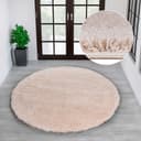 Teppich OTTO HOME Shaggy 30 Rund Beige Sand 140cm Bild 2
