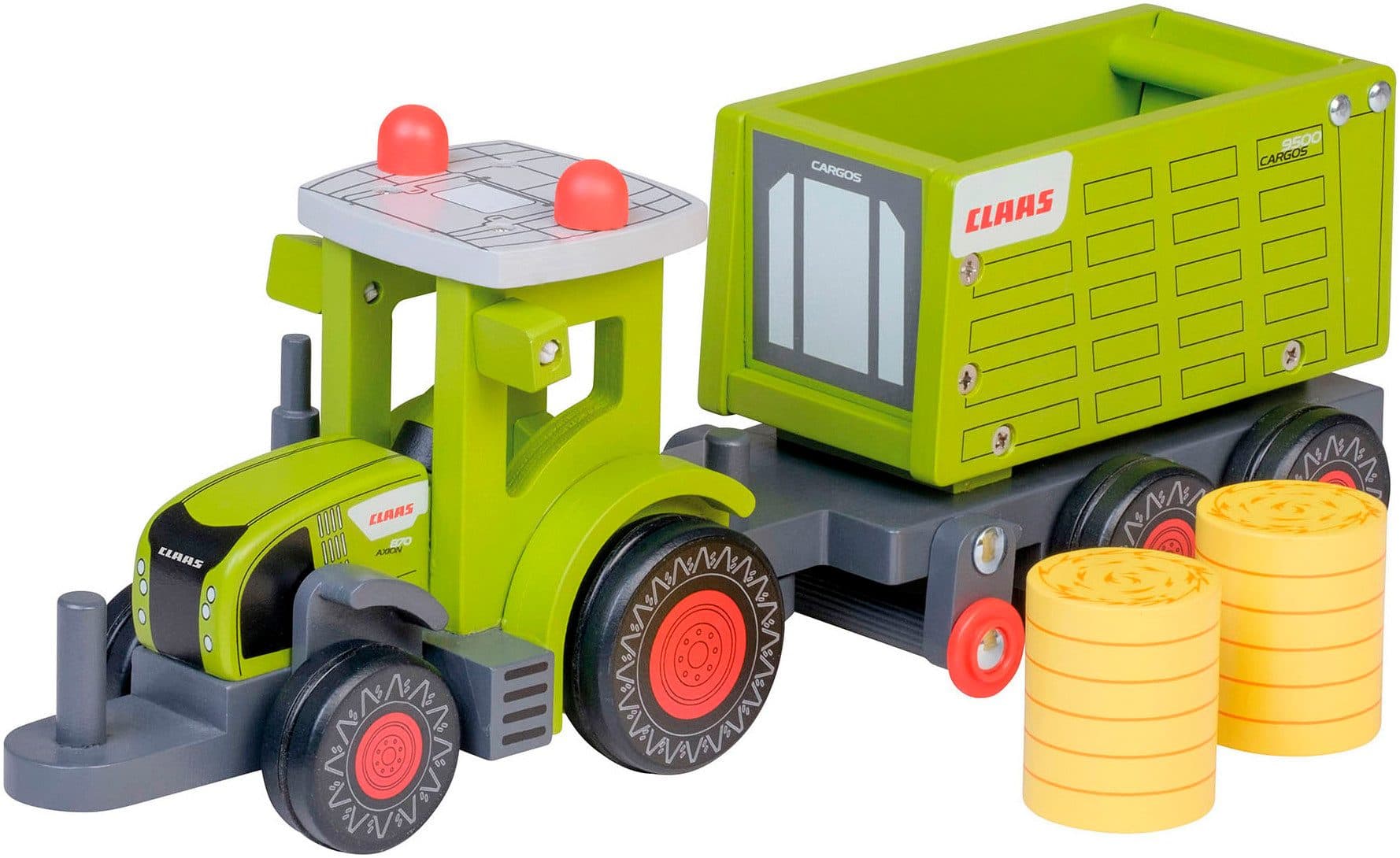 HAPPY PEOPLE Spielzeug-Traktor CLAAS Kids Axion 870 Grün Holz - Bild 2