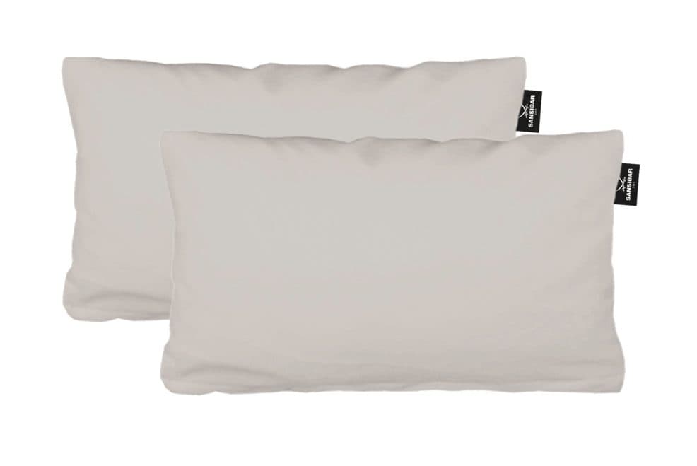 Sansibar Sylt Kissenbezug 2er Set Jersey Beige