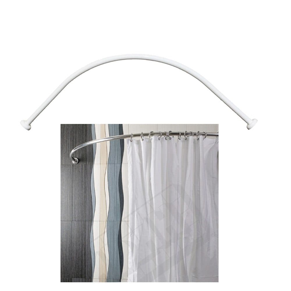 Ekershop Duschvorhangstange Bogen Alu Oval 80x80cm - Bild 2
