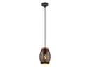 Reality Leuchten LED Pendelleuchte Dimmbar Schwarz Gold Bild 2
