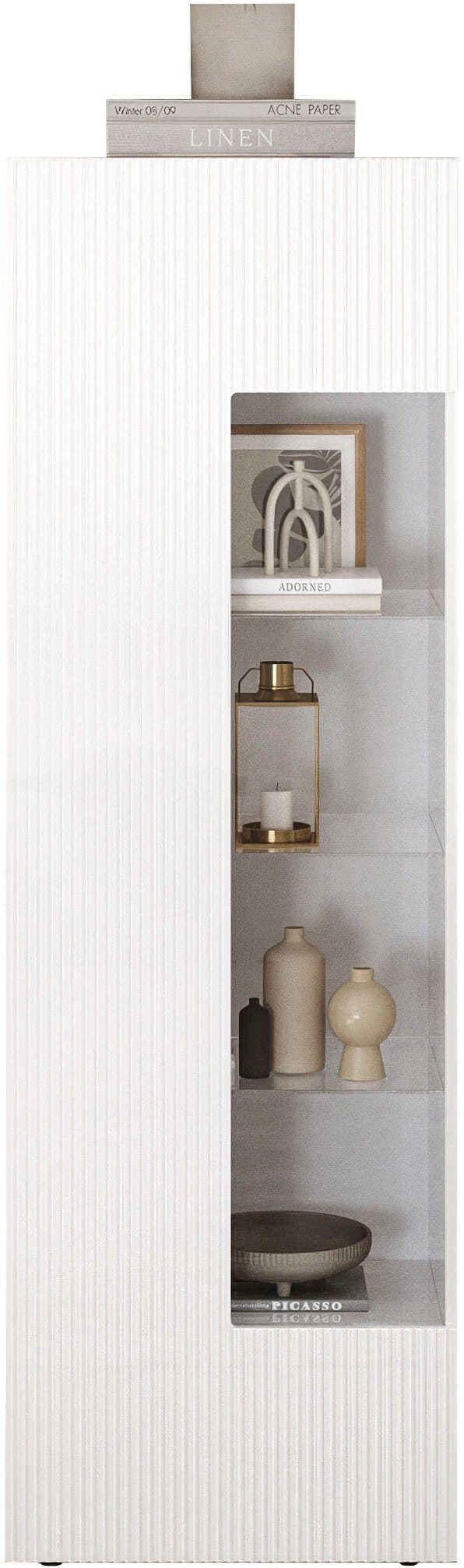 HOME AFFAIRE Vitrine RIO Weiß Hochglanz 187 cm - Bild 2