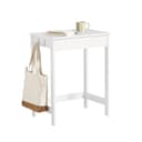 SoBuy Schreibtisch FWT43 Weiß mit Schublade und Haken Bild 2