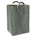 TENDANCE Wäschekorb CORD Beige 55L mit Deckel Bild 2
