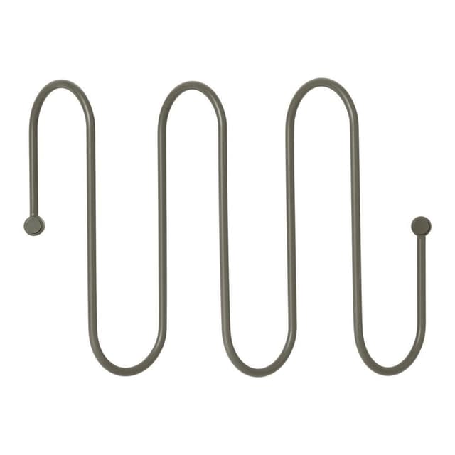 blomus CURL Garderobenleiste Stahl Gray - Hakenlos & Designstark