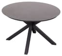 MR.DEKO Gartentisch rund Almeria 120 cm hellgrau Aluminium Bild 2