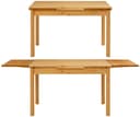 Esstisch OTTO HOME Tirza Beige Natur Massivholz Ausziehbar Bild 2