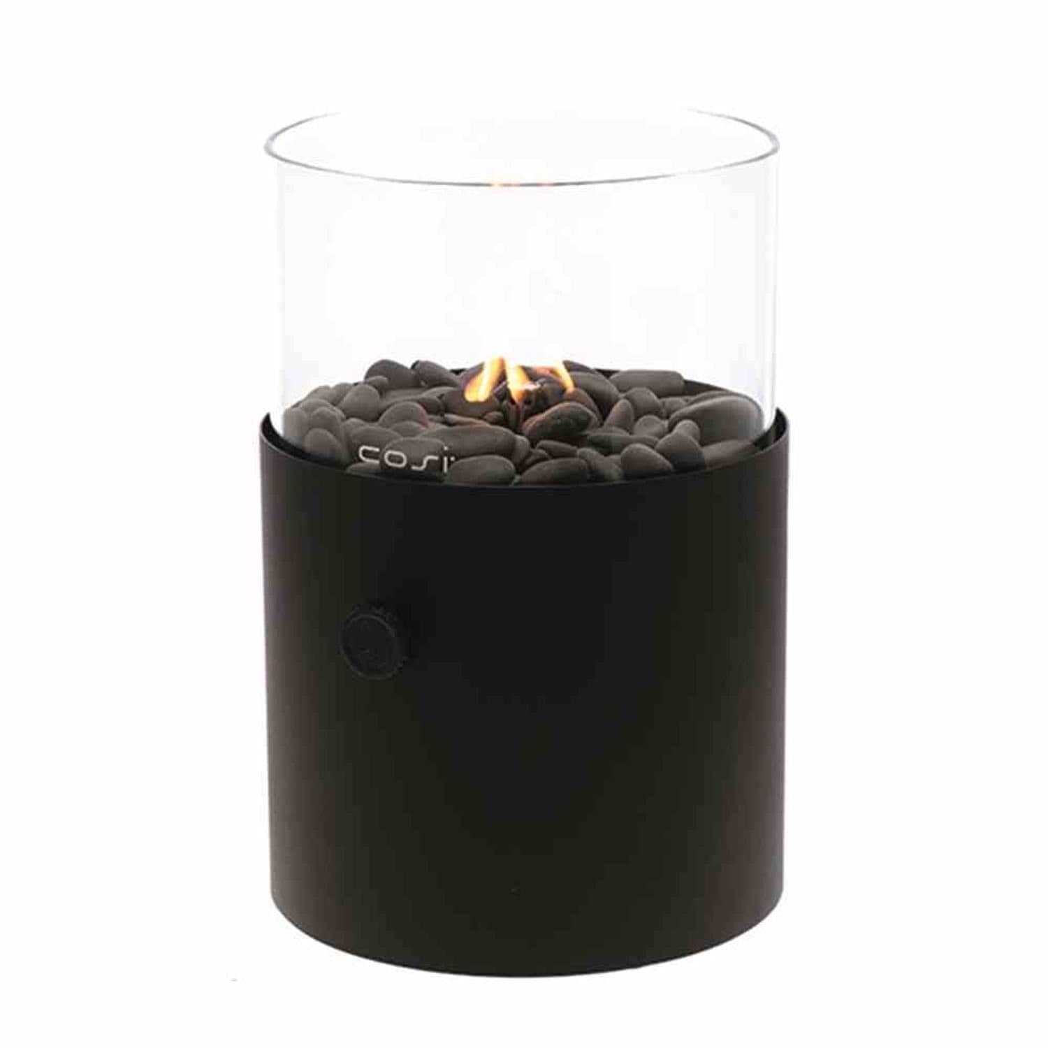 COSI Gaslaterne Cosicoop XL Schwarz mit Glasaufsatz - Bild 2