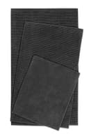Moderne Badematte oder Badteppich aus Polyester und Chenille in Anthrazit Bild 2
