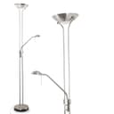 hofstein Stehleuchte Roppa dimmbar Nickel-Matt LED Bild 2