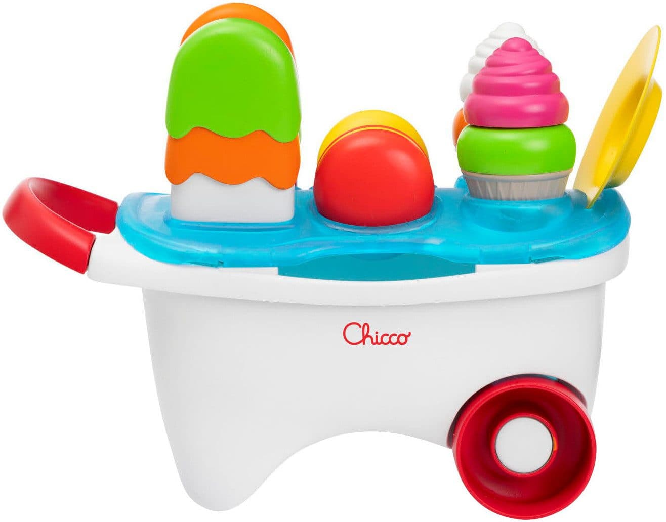 Chicco Steckspielzeug Eiswagen zum Sortieren Bunt 19-tlg. - Bild 2