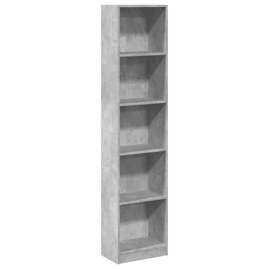 vidaXL Bücherregal Betongrau Holzwerkstoff - Bild 2