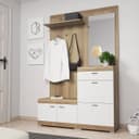 MIRJAN24 Garderoben-Set Stella Wandgarderobe Flurgarderobe Spiegel 3 Kleiderhaken Bild 2