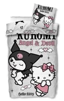 SkyBrands Bettwäsche Hello Kitty & Kuromi Angel & Devil 100% Baumwolle Bild 2