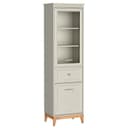 Lomadox Vitrine WILNA-161 Kaschmir mit Massivholzfüßen Bild 2