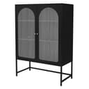 ML-DESIGN Vitrinenschrank Schwarz mit Rosegold Akzenten Stahl Bild 2