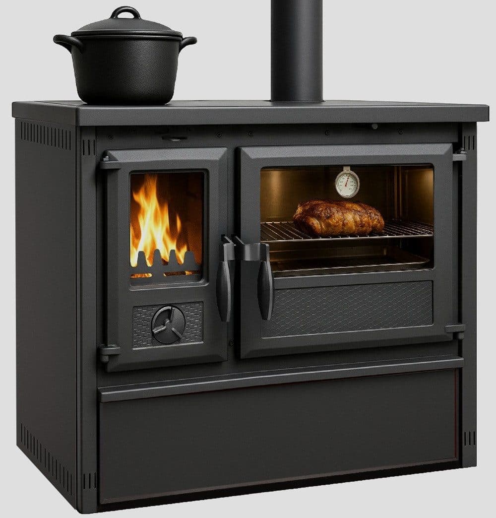 TRGO Gartenkamin Outdoor-Küchenofen Außenherd Holzherd Modell Forno Schwarz 6 kW - Bild 2