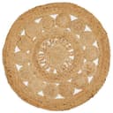 LUXOR living Teppich Balo rund Jute handgeflochten Boho Bild 2