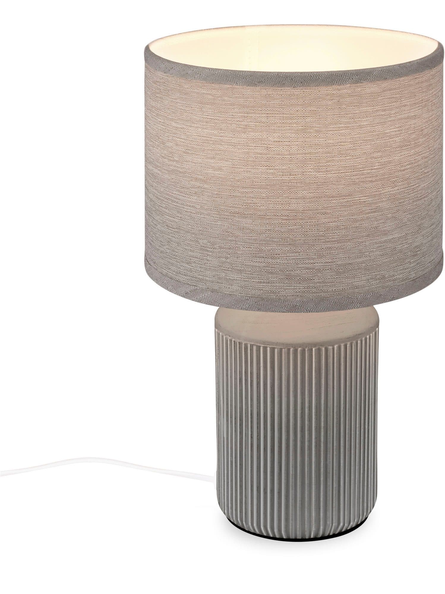 Briloner Leuchten Tischleuchte INO Tischlampe Grau