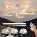 LETGOSPT Deckenleuchte 50W LED Deckenleuchte Dimmbar Wohnzimmerlampe mit Fernbedienung Bild 2