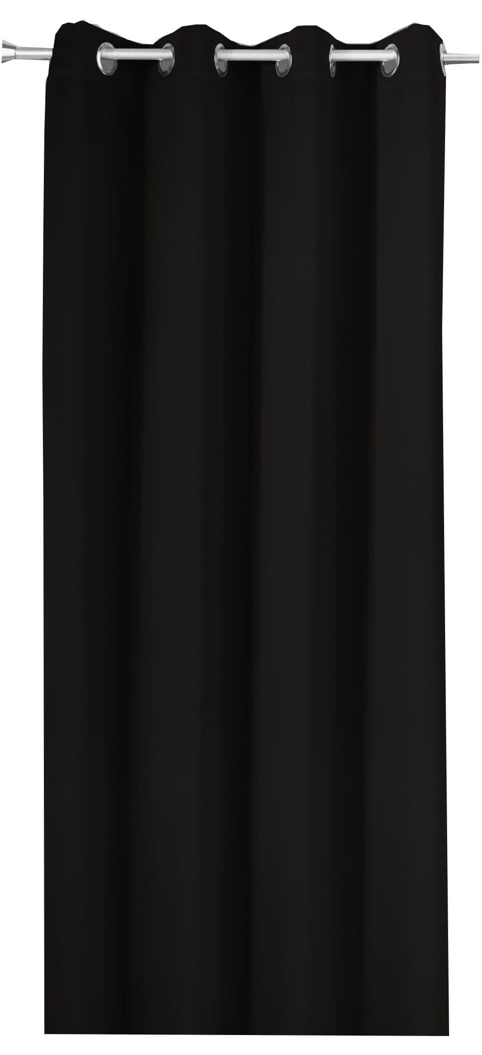 novumfix Verdunkelungsvorhang Sunout/60 Schwarz Thermovorhang XXL Ösen - Bild 2