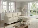 DOREL HOME Ecksofa LINDHUS L-Form Beige Cord Stauraum Bild 2