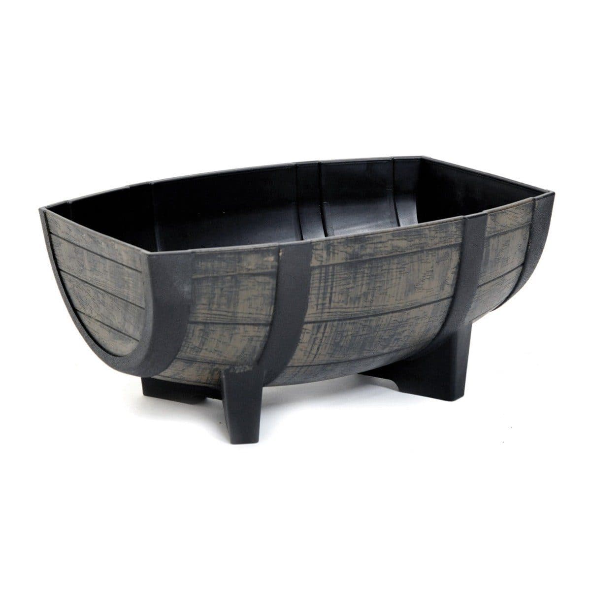 colourliving Pflanzkübel 57 cm Weinfass-Optik Kunststoff - Bild 2